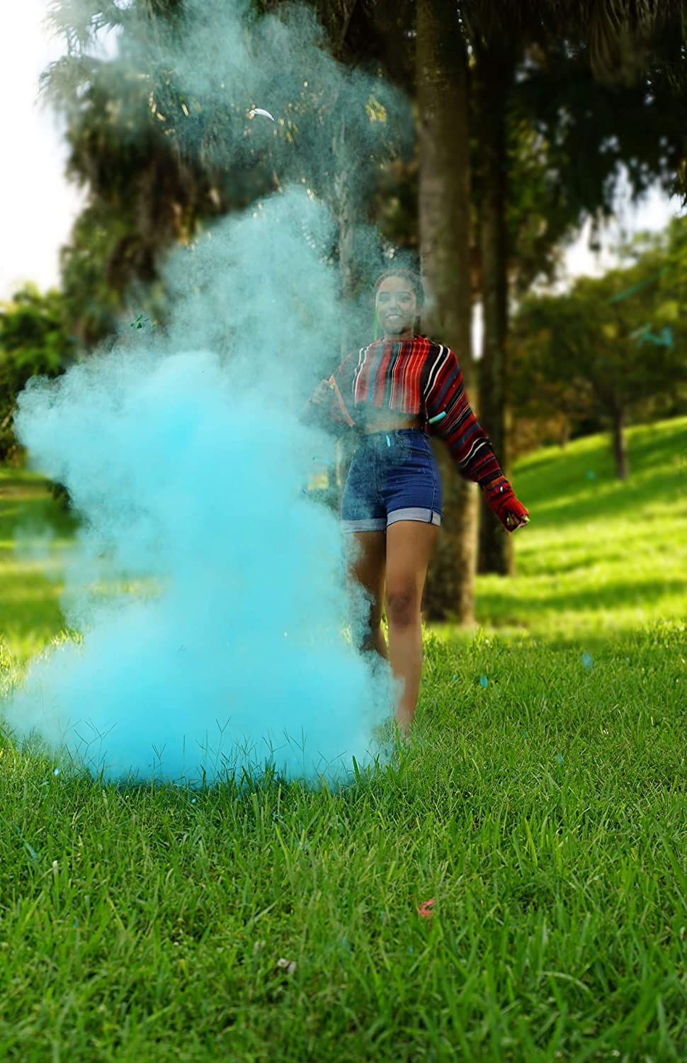 Gender Reveal Soccer Ball with Powder | Exploding Soccer Balls Kit | Includes Pink and Blue Color Packs + Soccer Ball Shell