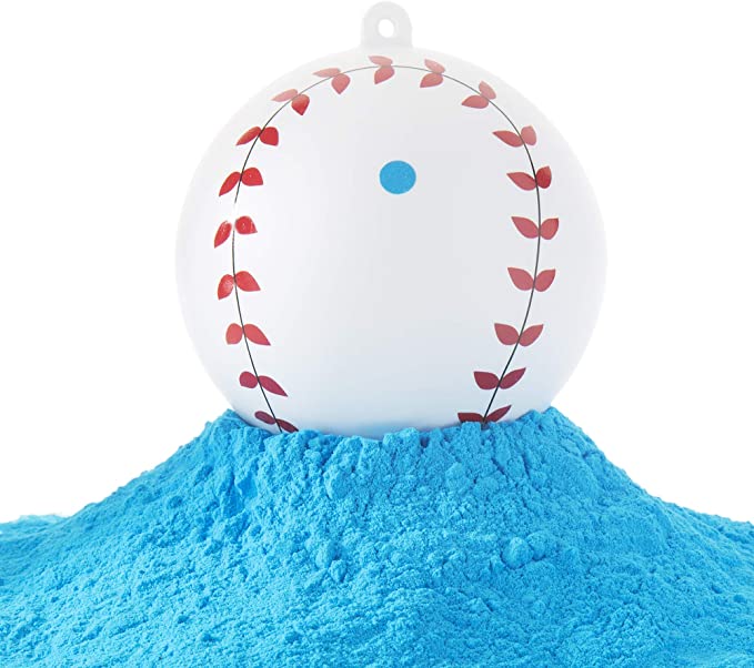Gender Reveal Baseball | Blue Exploding Powder Baseball | Gender Reveal Party Ideas