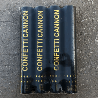 HICONFETTI ™ 4 Pack Gold Confetti Cannons Party Supplies