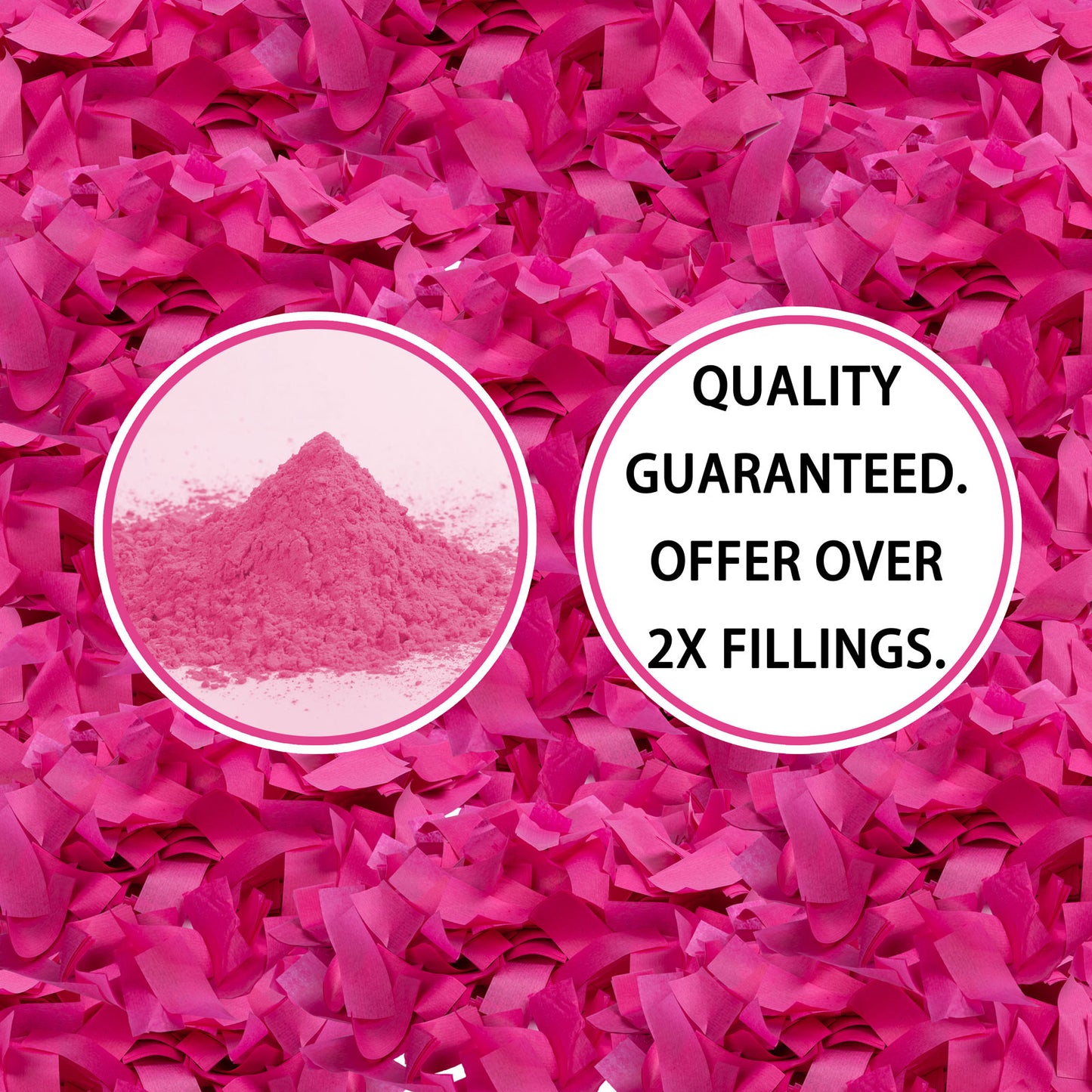 HICONFETTI ™ Gender Reveal Baby Shower Confetti Powder Cannon 4-Pink