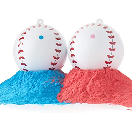 Gender Reveal Baseball | Blue Exploding Powder Baseball | Gender Reveal Party Ideas